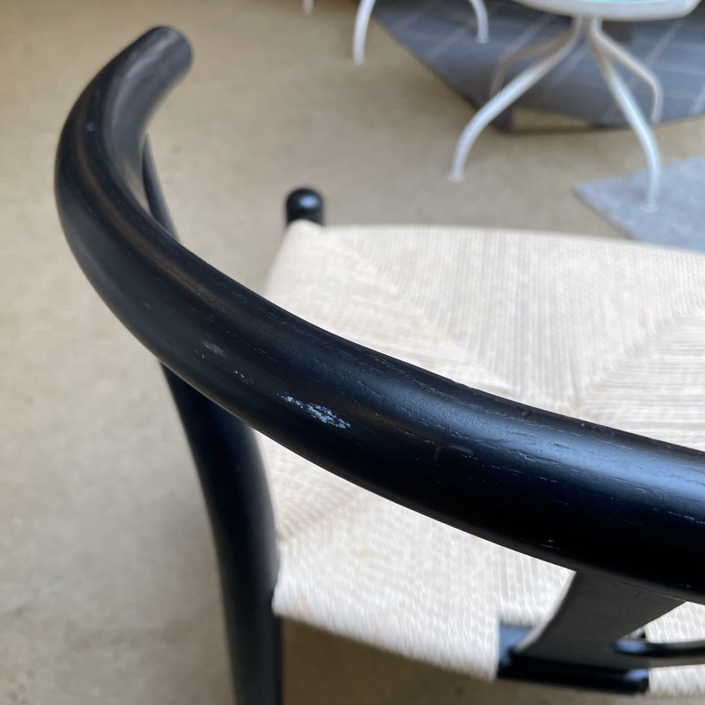 Wishbone Dining Chair w Woven Seat