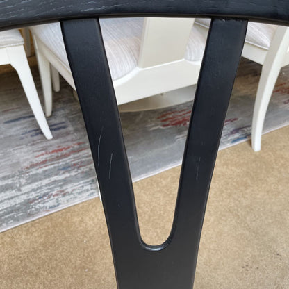 Wishbone Dining Chair w Woven Seat