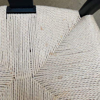 Wishbone Dining Chair w Woven Seat