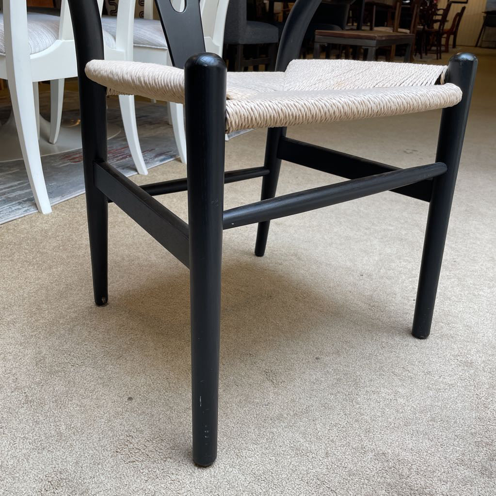 Wishbone Dining Chair w Woven Seat