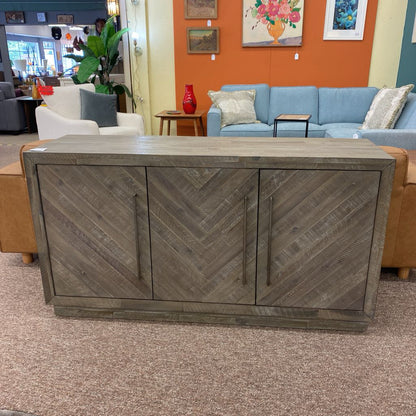 Grey Pattern Front Sideboard