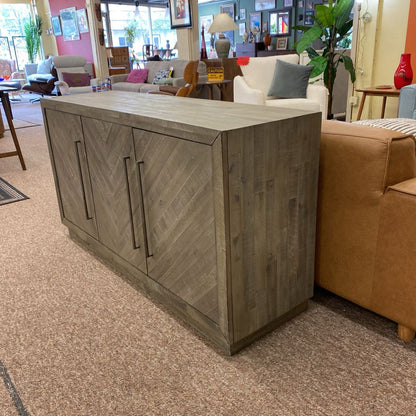 Grey Pattern Front Sideboard