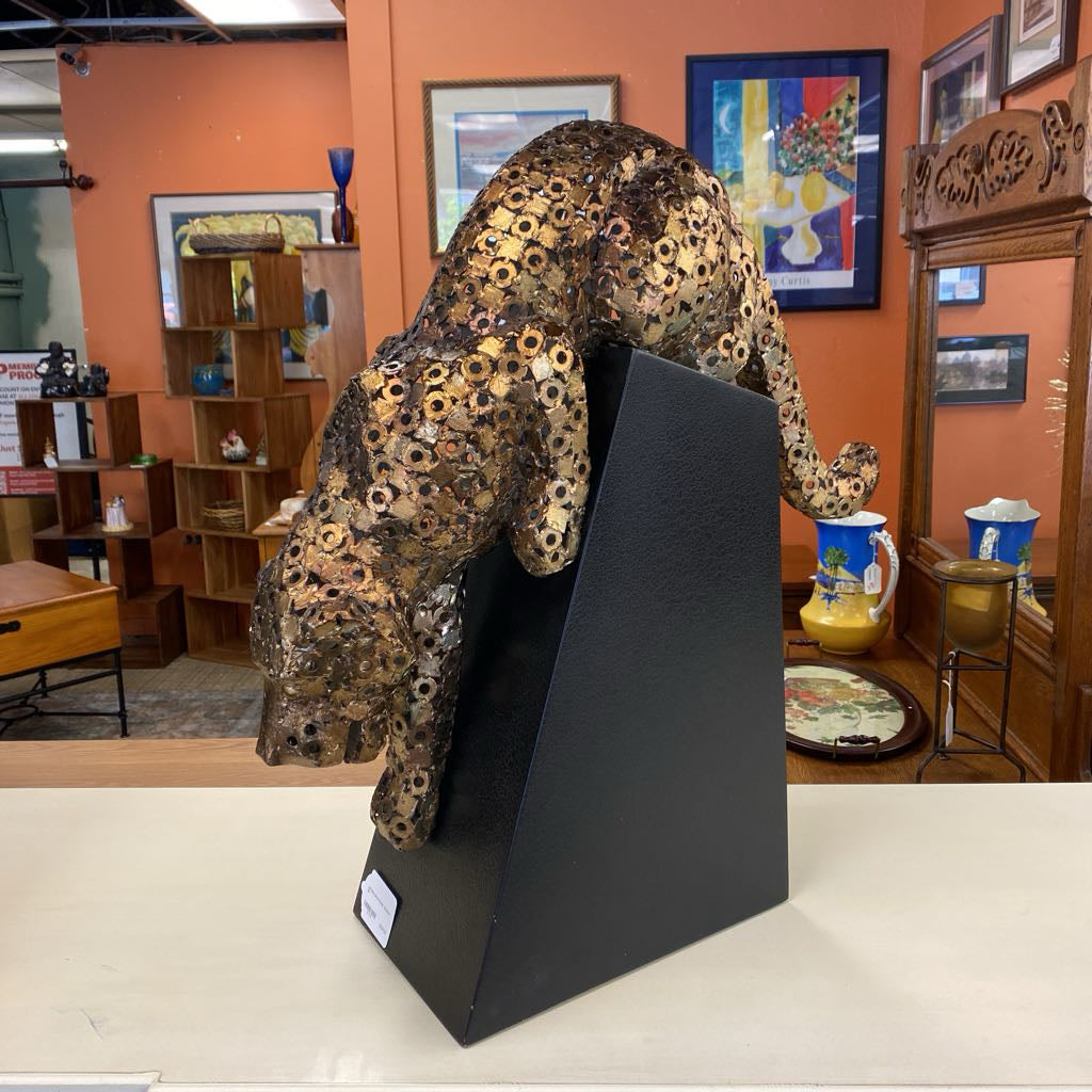 ARTMAX Metal Panther Sculpture