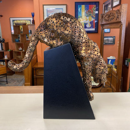 ARTMAX Metal Panther Sculpture