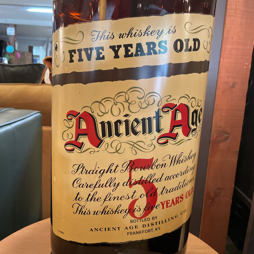Ancient Age Big Big Whiskey Bottle Lamp