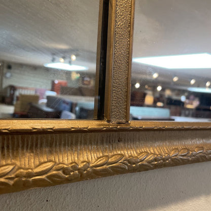 Long, Narrow 3 Panel Mirror, Framed