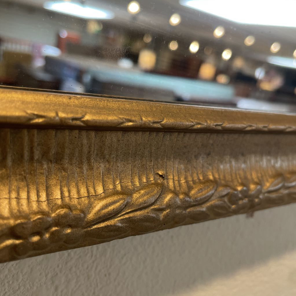Long, Narrow 3 Panel Mirror, Framed