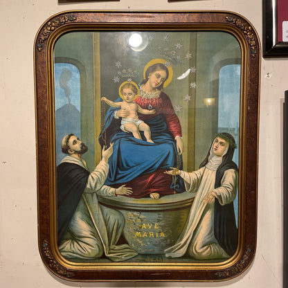 "Our Lady of the Rosary of Pompeii" Framed Print Art