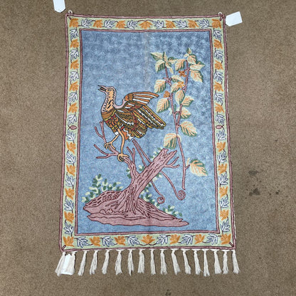 Kashmir Hand Embroidered Canvas Backed Tapestry