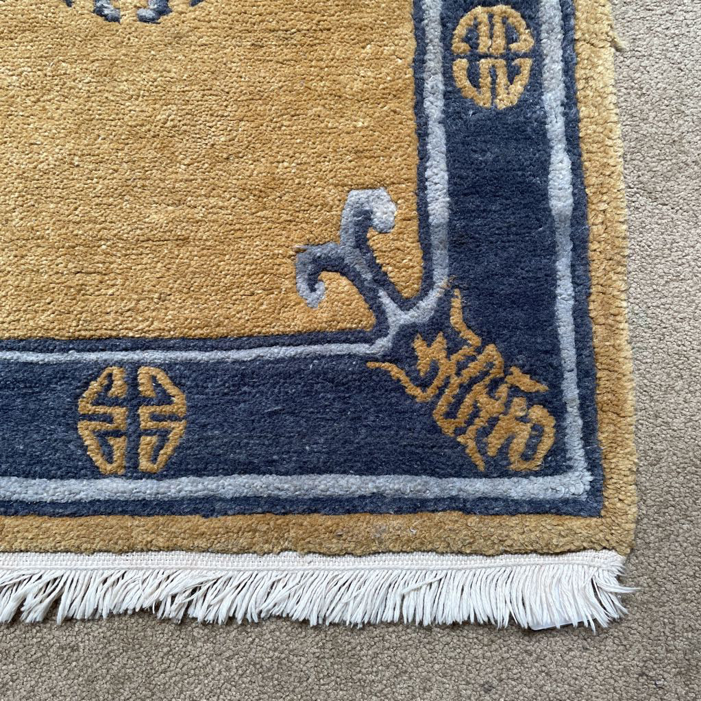 Hand Knotted High Mountain Wool Naturally Dyed Nepalese Rug
