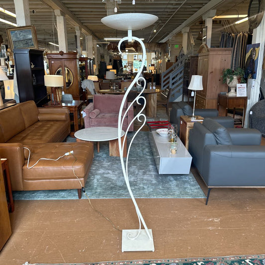 Curvy Cream Torchier Floor Lamp LAMPS