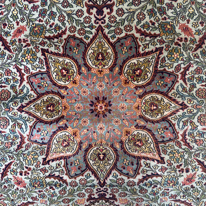 Ornate Mandala Style Bright Rug