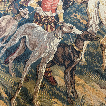 XL Hunting Scene Needlepoint Tapestry