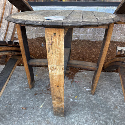 Wine Barrel Outdoor Side Table OUTDOOR