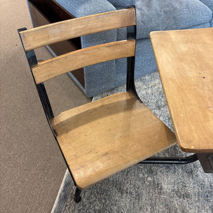 Vintage Metal Child's Desk w/ Seat
