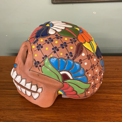 Colorful Terracotta Skull