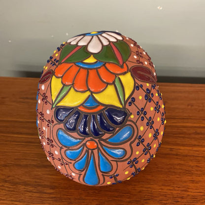 Colorful Terracotta Skull