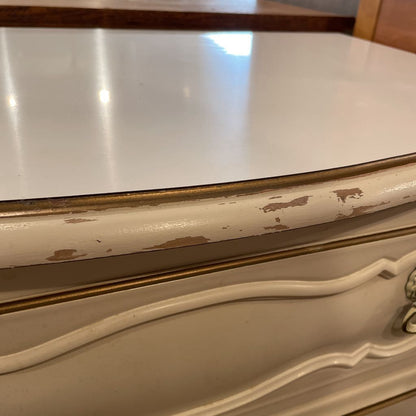White French Provincial 3 Drawer Chest