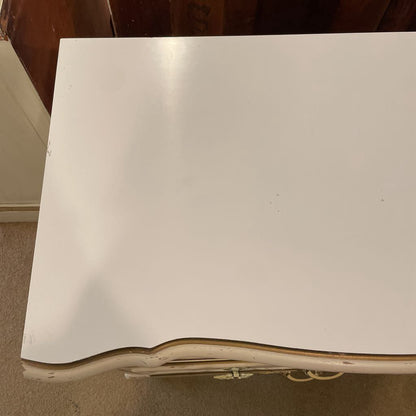 White French Provincial 3 Drawer Chest