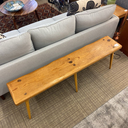 Six Leg Pine Bench
