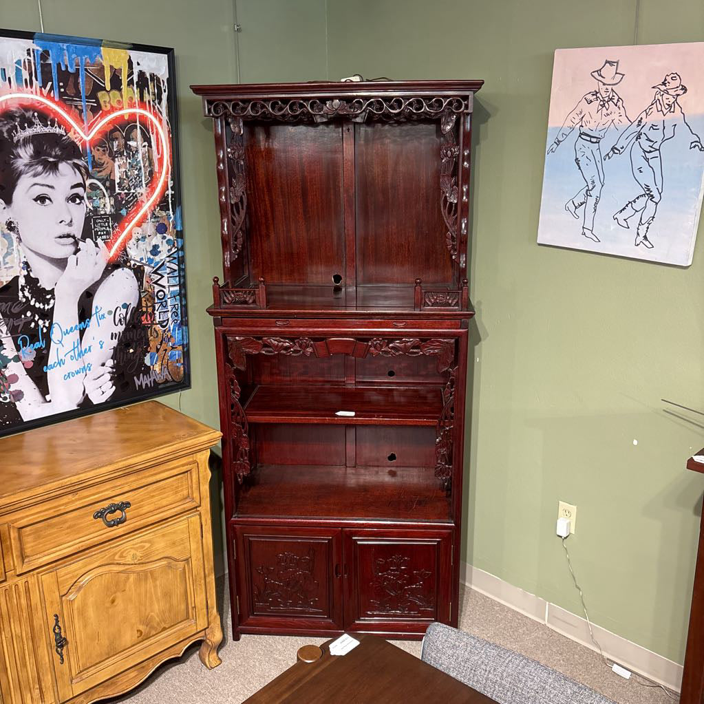 Asian Style Rosewood Hutch C CABINETS