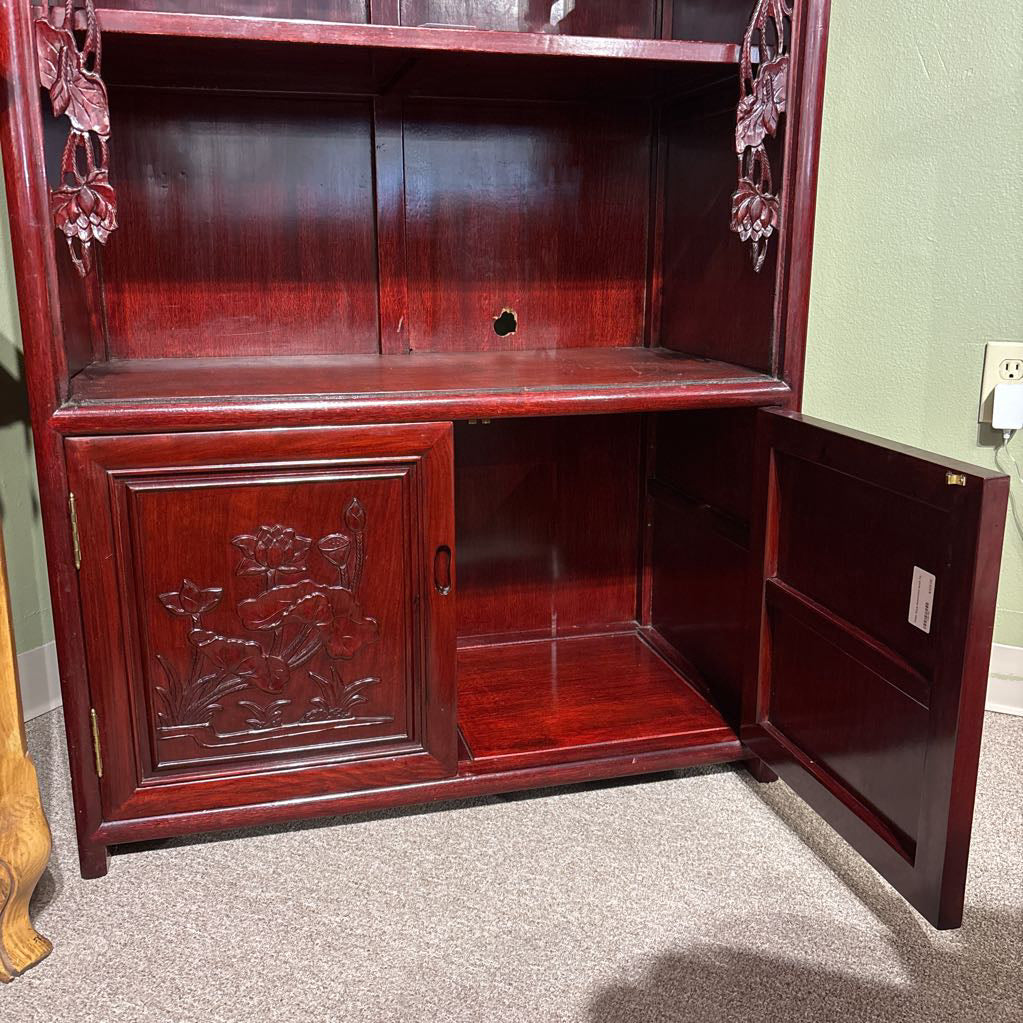 Asian Style Rosewood Hutch C CABINETS