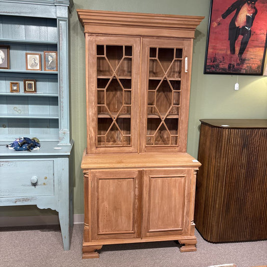 Natural Wood Unfinished Hutch C CABINETS