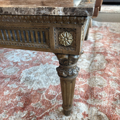 Stone Top Vintage Style Coffee Table C COFFEE TABLES