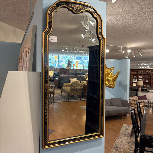 Regency Style Black and Gold Mirror C MIRRORS