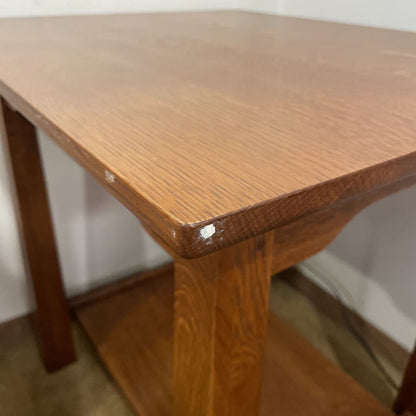 STICKLEY Quartersawn Oak Craftsman Style End Table