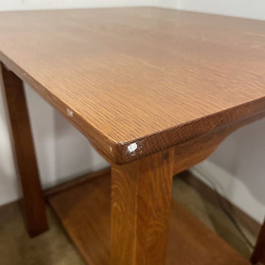 STICKLEY Quartersawn Oak Craftsman Style End Table C SIDE TABLES
