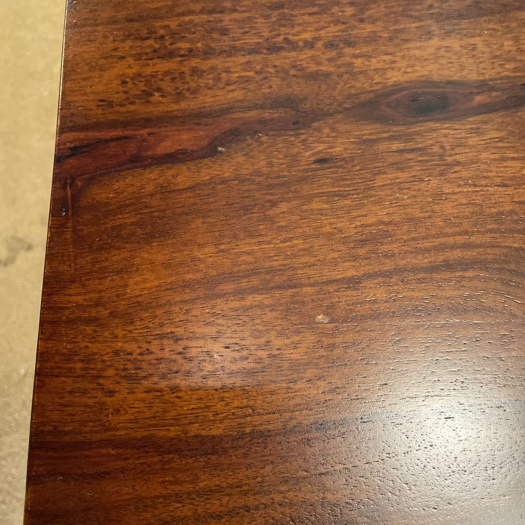 Two Tier Cut Corner Wooden End Table C SIDE TABLES