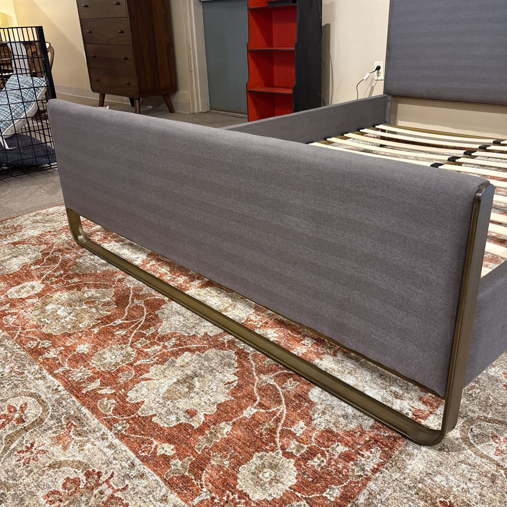 Modern Antique Brass Queen Bed