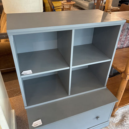 Pottery Barn Blue-Grey Modular Cubby