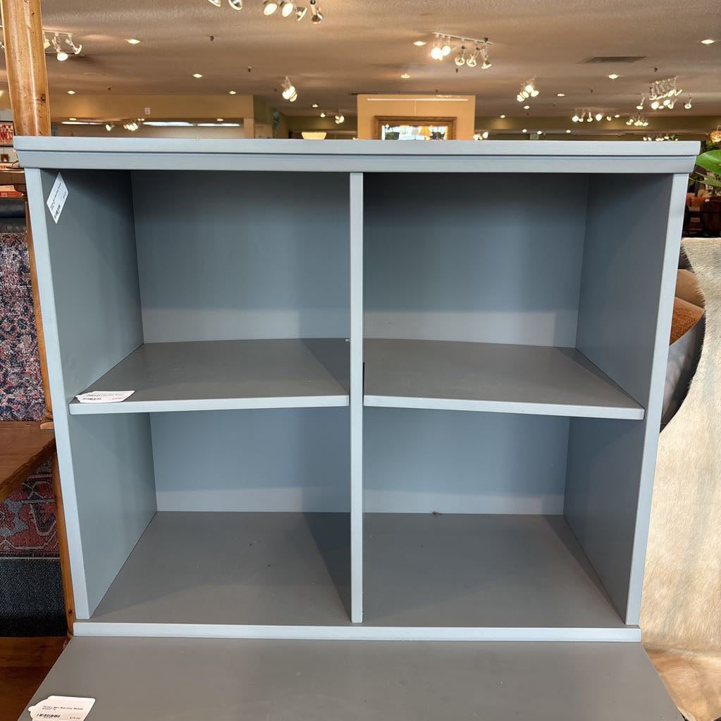 Pottery Barn Blue-Grey Modular Cubby
