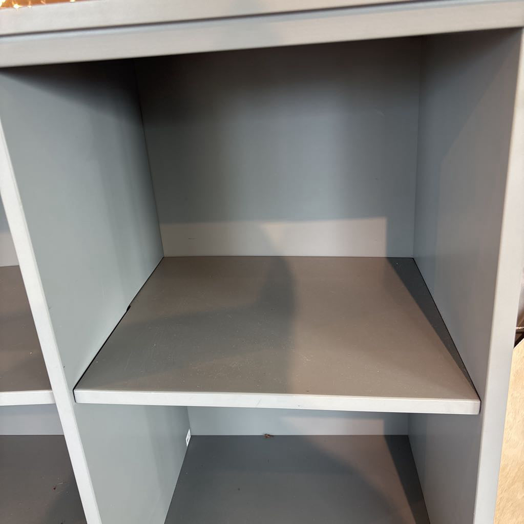 Pottery Barn Blue-Grey Modular Cubby