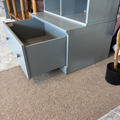 Pottery Barn Blue-Grey Modular Drawer C CABINETS