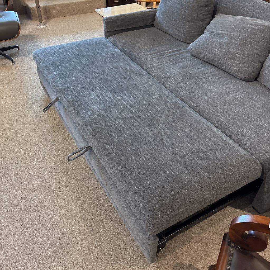 Crate & Barrel Reston Queen Trundle Sleeper Sofa