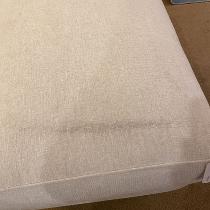 Ivory Blonde Leg Ottoman U OTTOMANS