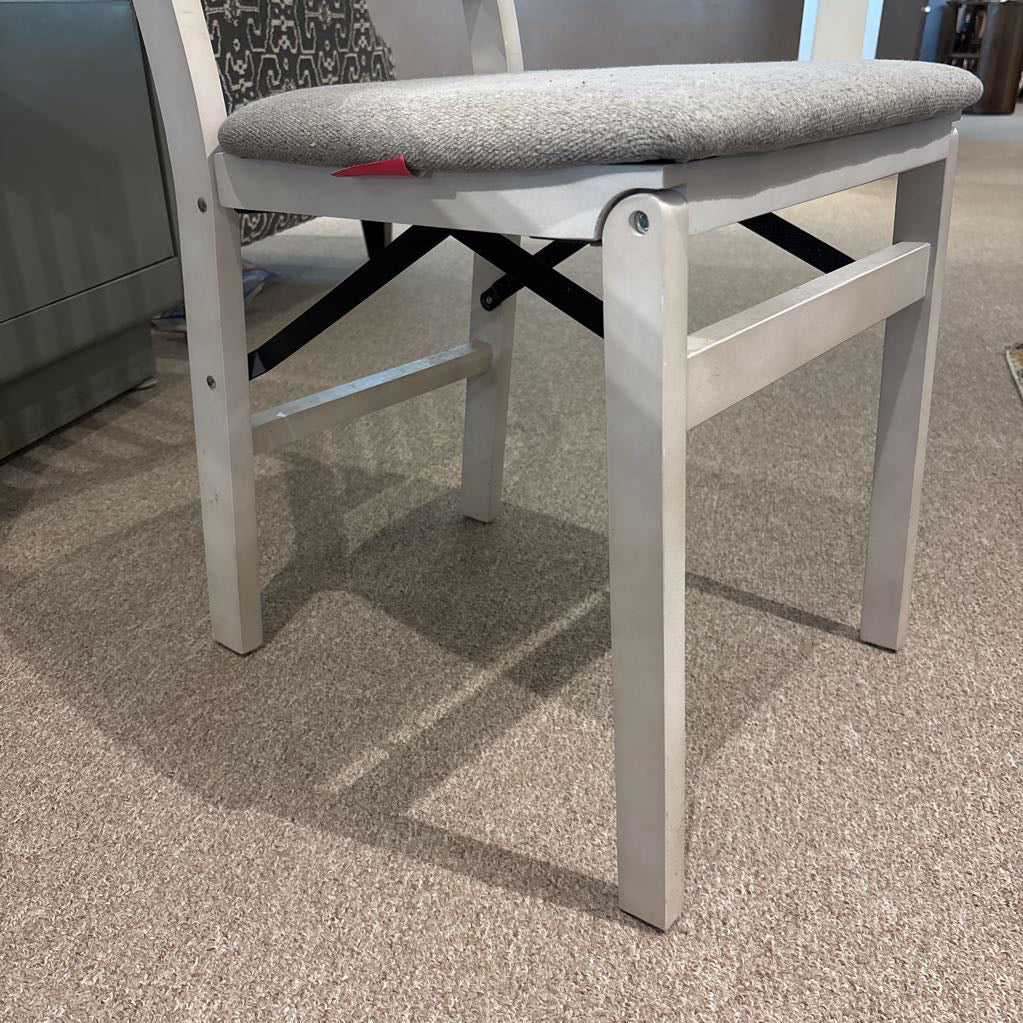 Contemporary Light Grey Folding Dining Chair