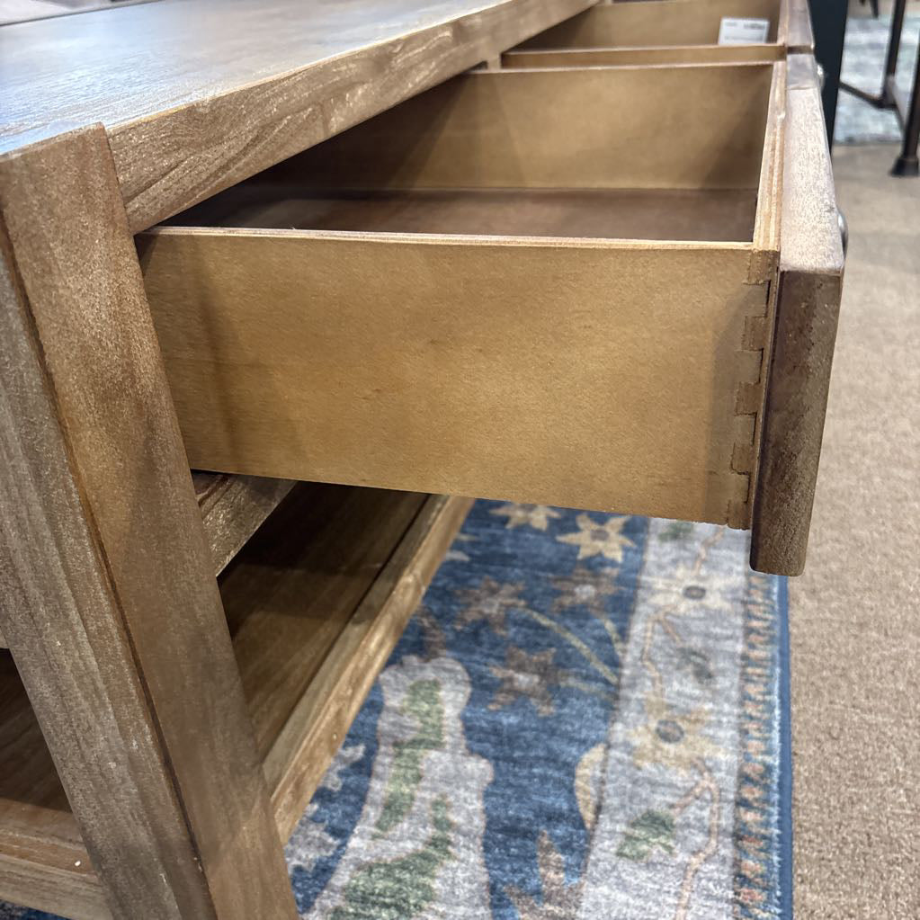 Rustic Two-Drawer Coffee Table C COFFEE TABLES