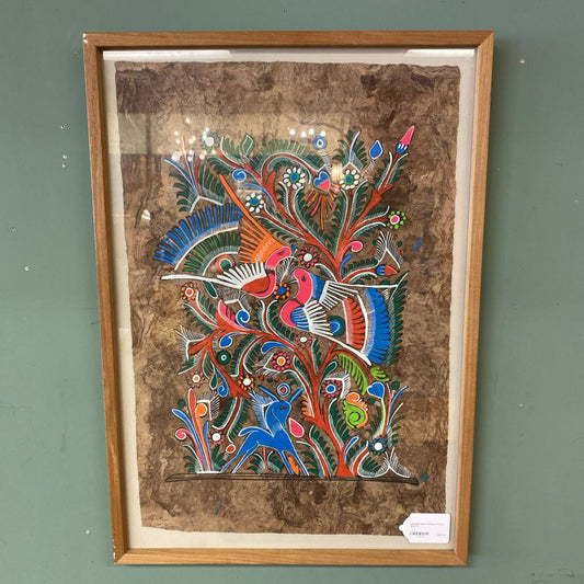 AMANTE Bark Painting Vertical One ART