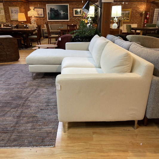 Rove Concepts Off White LAF Sectional U SECTIONALS LAF