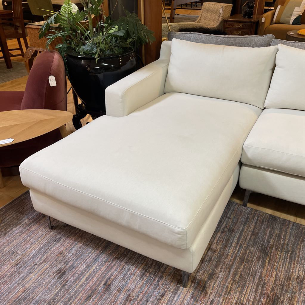 Rove Concepts Off White LAF Sectional U SECTIONALS LAF