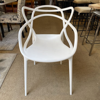 Rove Concepts White Squiggle Dining Chair SET of 4
