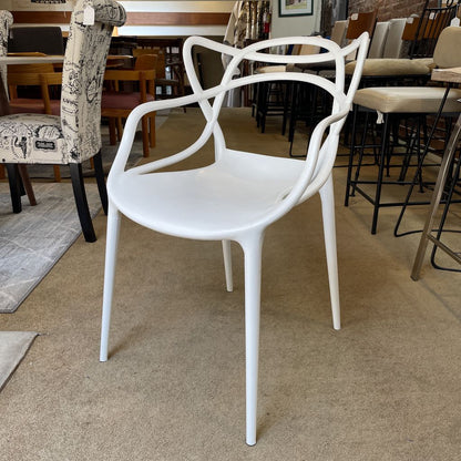 Rove Concepts White Squiggle Dining Chair SET of 4