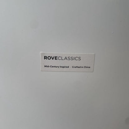 Rove Concepts White Squiggle Dining Chair SET of 4