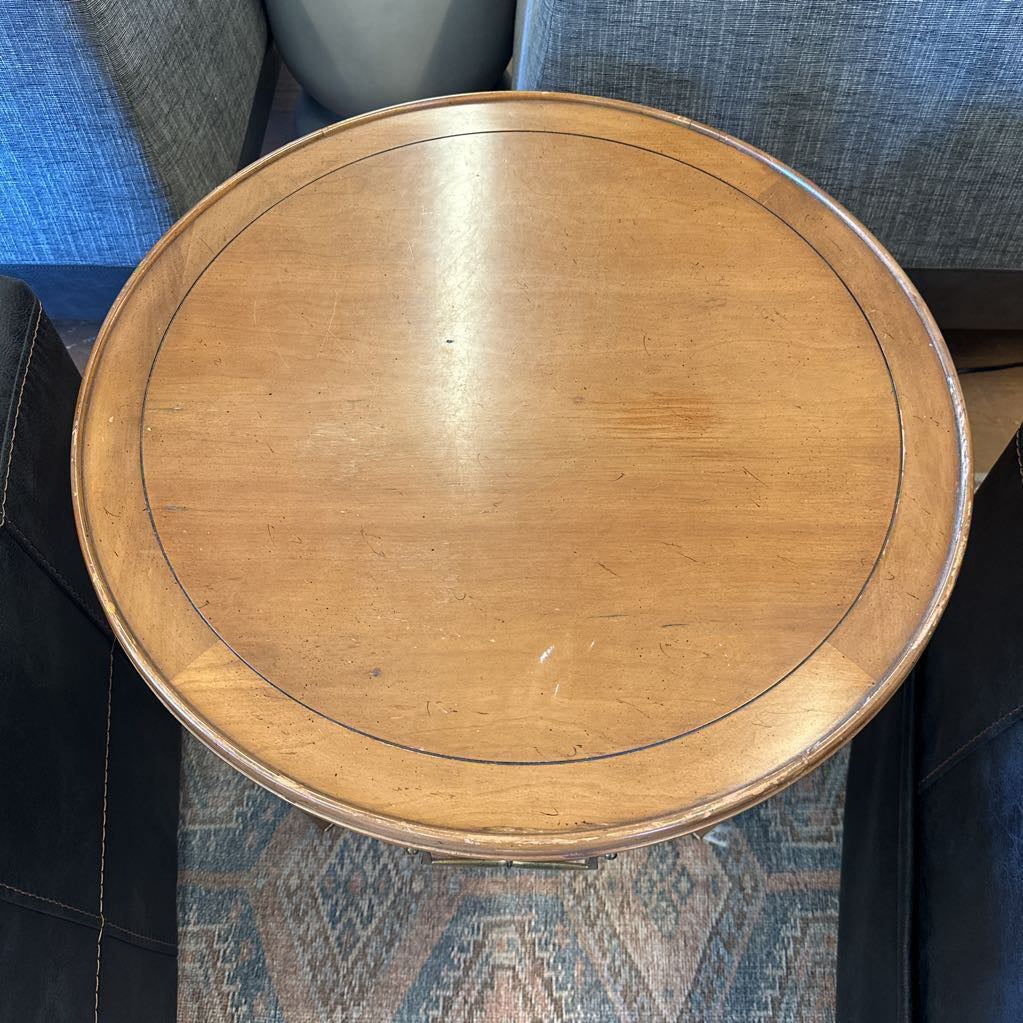 Traditional Round 1 Drawer End Table