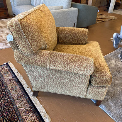 Vintage Leopard Print Arm Chair