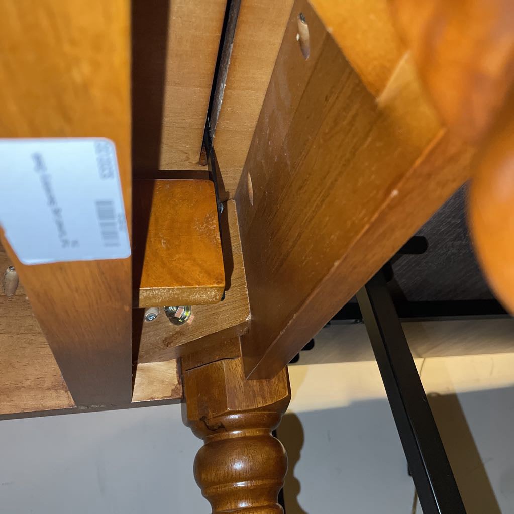 Tall Turned Leg Secretary Desk AS IS